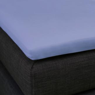 Formesse Split-Topper Spannbetttuch La Piccola Duo 2|200x200 cm| jeansblau