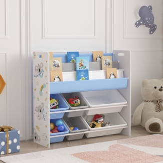 Kinderregal Rødøy 78x86x27 cm mit Koala Motiv [en. casa]