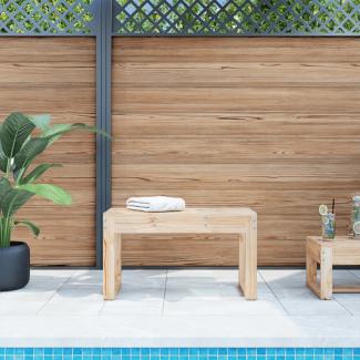 vidaXL Gartenbank 80x38x45 cm Massivholz Kiefer 825086