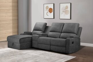 Home affaire Ecksofa Napori Multimediasofa, 3er Kinosessel XXL, L-Form, Kinosofa mit Relaxfunktion, Getränkehalter, Staufach und Staukasten