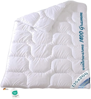 Extra warme Winter Bettdecke Duo Steppbett Baumwollbezug 135x200 95°