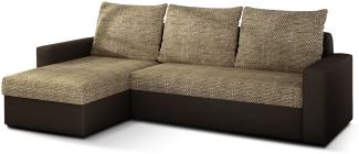 Livio, Ecksofa, Eckcouch, Beige