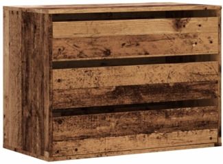 vidaXL Kommode Altholz-Optik 80x41x58 cm Holzwerkstoff 852859