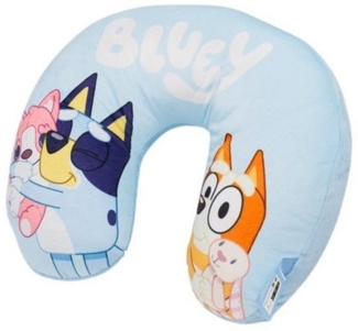 Bluey U-förmiges Reisekissen – Weiches Nackenkissen für Flugzeug, Auto & Zug