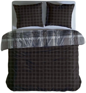 Leonado Vicenti Bettwäsche Baumwolle pflegeleichter weicher fein gewebter Stoff, Renforce, 3 teilig, Wendebettwäsche, 100% Baumwolle, hautfreundlich, atmungsaktiv