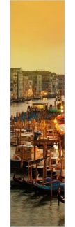 Bilderdepot24 Schiebegardine modern Flächenvorhang blickdicht Großer Kanal Venedig, (1 St), halbtransparent, Wohnzimmer große Flächengardine lichtdurchlässig für Klemm-System