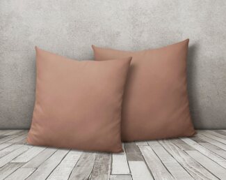 One Home Kissenbezüge Uni Mikrofaser, (2 Stück), mit Reißverschluss