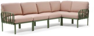 Komodo 5 Loungesofa Kunststoff (Agave / rosa quarzo #)