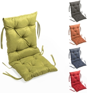 sunnypillow Bankauflage Bankauflage Stuhlkissen viele Farben und Größen zur Auswahl, 40 x 40 x 40 cm grün