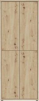 Garderobenschrank Allround / Alice Springs , Holzwerkstoff , Holzfarben , 74 x 192 x 35 cm