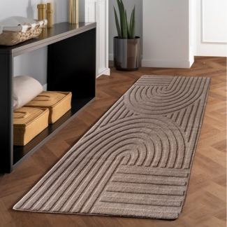 Carpettex Designteppich Unicolor - Einfarbig, Rechteckig, Höhe: 12 mm, Kurzflorteppich Skandinavische Design Anti-Rutsch Rückseite Waschbar
