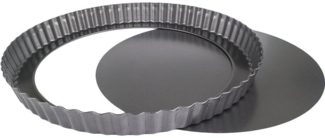 mixed24 Quicheform Blech Backform Ø 26cm 28cm Tarte Pizza Kuchen Form Obstkuchen, (2-tlg)