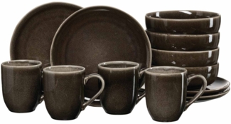 Ritzenhoff & Breker Eda Frühstücksset 12-teilig Umbra