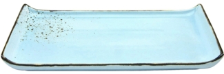 CreaTable Servierplatte Nature Collection, Steinzeug, (Set, 2-tlg), Servier Set, 33x16,5 cm