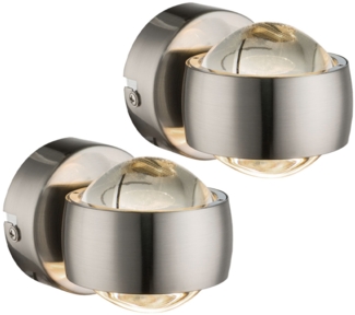 2er Set LED Wandleuchten für den Wohnraum RANDI