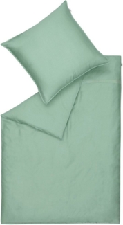 SCHÖNER WOHNEN-Kollektion Bettwäsche PURE 2.0 Ganzjahresbettwäsche, Baumwolle, 1 teilig, 155x220 + 80x80 in Lindgrün
