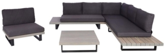 MCW Loungeset MCW-H54-Set, (4-tlg), Wasserabweisende und abnehmbare Bezüge, Hohe Stoffqualität 230g/m²