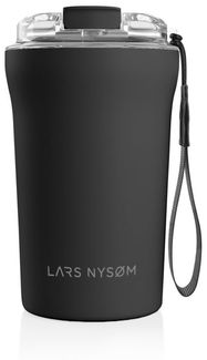 LARS NYSØM Thermobecher Rørelse, 1-tlg, Thermobecher m. Isolierung & Trageschlaufe: 4h heiß/8h kühl