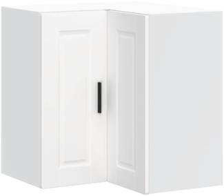 vidaXL Küchen-Eckhängeschrank Porto Weiß Holzwerkstoff 854097