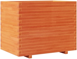 vidaXL Pflanzkübel Wachsbraun 90x60x72 cm Massivholz Kiefer 3282646