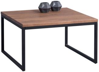 Couchtisch Beistelltisch IRINA 60x60 cm Eiche Massiv braun gebeizt