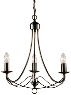 Deckenleuchte, Antik Messing, H 100 cm, MAYPOLE