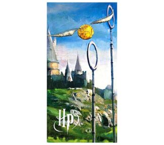 Harry Potter Badetuch Quidditch, Mikrofaser, Strandtuch 70 x 140 cm schnelltrockend