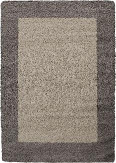 Hochflor Teppich Lux Läufer - 60x110 cm - Taupe