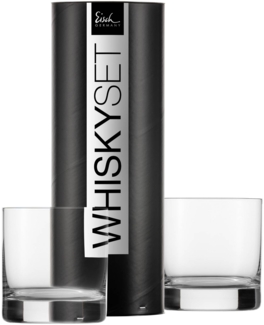 Eisch Gentleman Whiskyglas 400 ml platin 2er Set