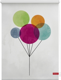 Lichtblick Motiv Rollo 150 cm x 90 cm (BxL) Ballons