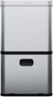 Klarstein Touchless Sensor-Mülleimer - 56L Küchen-Abfalleimer mit Bewegungssensor, 3-in-1-Mülleimer, Trennsystem, Soft-Close, Edelstahl, hygienisch