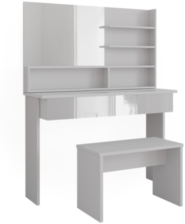 Schminktisch Azur Weiß 120 cm mit Bank Vicco