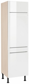 OPTIFIT Kühlumbauschrank Bern 60 cm breit, 212 cm hoch, mit höhenverstellbaren Stellfüßen