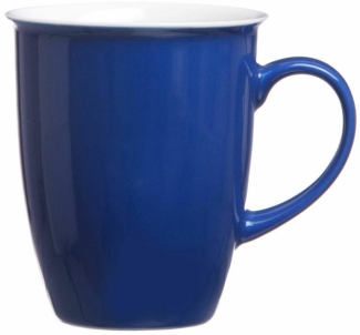 Ritzenhoff & Breker Doppio Kaffeebecher, Kaffee Becher, Tasse, Geschirr, Porzellan, Indigoblau, 320 ml, 63806