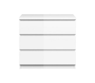 Nada Kommode breit 3 Schubladen weiss Sideboard Highboard Schrank Flur Diele