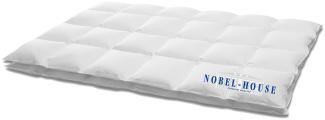 Hanskruchen Nobel House Luxus Daunendecke, Leicht, 90% Daunen / 10% Federchen, 200x220 cm