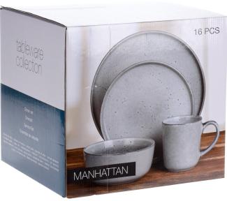 Geschirr-Set für 4 Personen, braun - EH Excellent Houseware