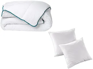 DREAMEA - ROSA Bettdecke Stoff Weiß - B 60 cm240 cm x H x L 60 cm260 cm