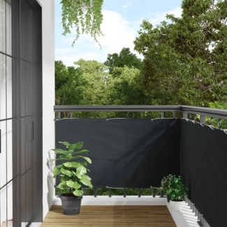 vidaXL Balkon-Sichtschutz Anthrazit 700x75 cm PVC 4005376