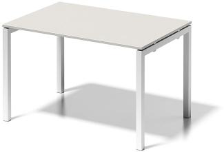 Cito Schreibtisch, 740 mm höhenfixes U-Gestell, H 19 x B 1200 x T 800 mm, Dekor grauweiß, Gestell verkehrsweiß