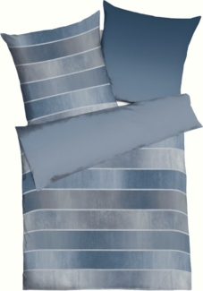 Kaeppel Wendebettwäsche Timeless, Mako-Satin, 3 teilig, mit breiten Streifen
