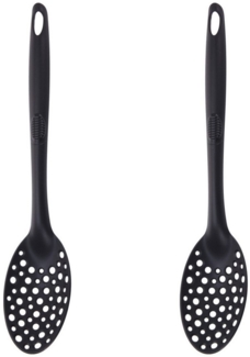 Ultra Clean Kochbesteck-Set 2 x Schöpflöffel geschlitzt mit Anti-Rutsch Griff 32 cm