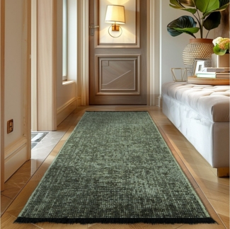 Carpettex Veloursteppich Boho Design, Läufer, Höhe: 7 mm, Baumwolle, Waschbarer Teppich, Boho-Stil, Wohnzimmer, Schlafzimmer