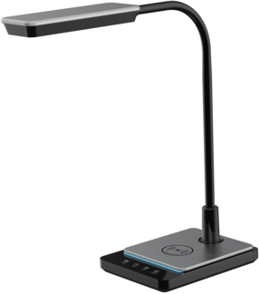 Maxcom ML3100 Porto Moderne LED-Stehlampe Tischlampe mit 48 LEDs und 3 Helligkeitsmodi Schwarz