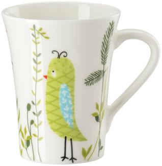 Hutschenreuther My Mug Collection Becher mit Henkel, Bone China, Birdie - Green, 400 ml, 02048-727347-15505