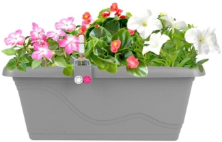 6x Pflanzkasten "EXTRA LINE" 40x21x17cm Blumenkübel länglich