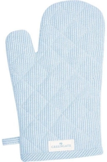 Greengate Topfhandschuhe Greengate Ofenhandschuh ALICIA PALE BLUE Blau