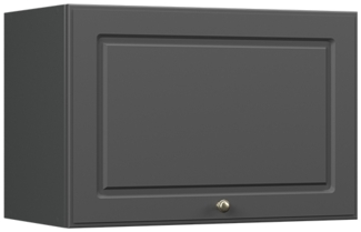 Hängeschrank Fame-Line Anthrazit-Gold Landhaus 60 cm Flach Vicco