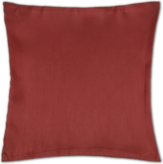 Kissenhüllen 40x40 Alessia, Auswahl: rot - salsa ohne Füllung