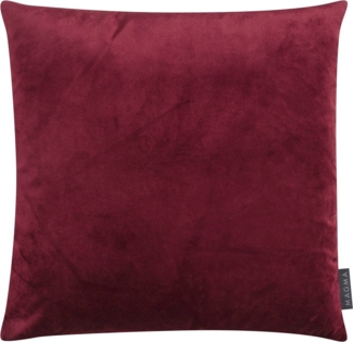 Magma Heimtex Kissenhülle Kissenbezug Samt Uni - ca. 40 x 40 cm, (1 Stück), Zweifarbig samtweich kuschelig Dekokissenhülle